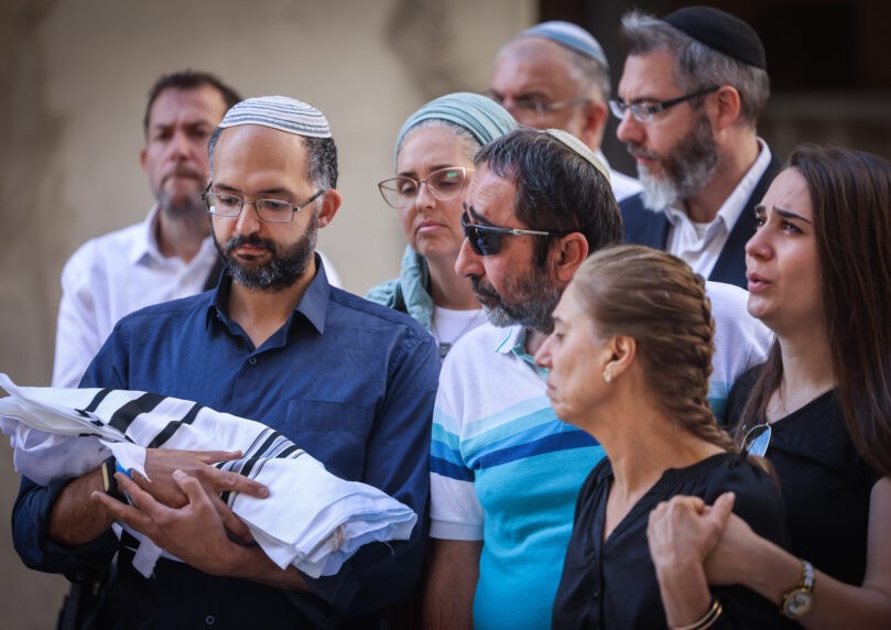הלוויתו של רביד החיים הי"ד | צילום: חיים גולדברג, פלאש 90