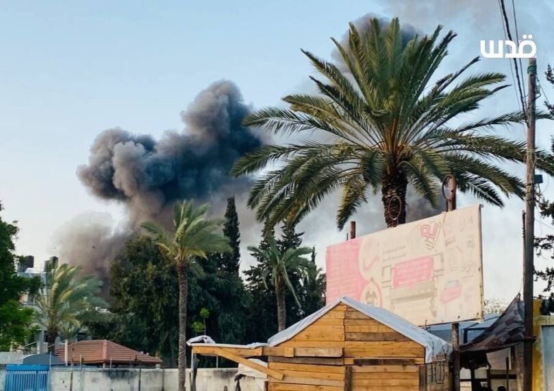 כוחותינו תקפו 'בחגורת אש' סמוך לביה"ח האירופאי בחאן יונס