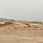 שלושה אנשים נלכדו בנחל הלמות בעקבות מזג האוויר הסוער