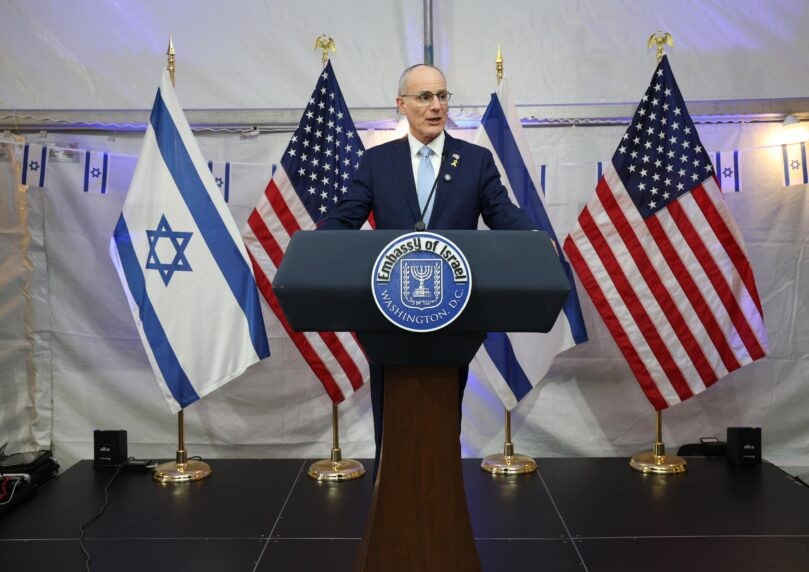 עם בכירים בממשל: שגרירות ישראל בארה"ב חגגה את יום העצמאות