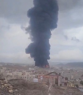 החות'ים טוענים: הותקפו מפעל מלט בעמראן ותחנת כוח בצנעא