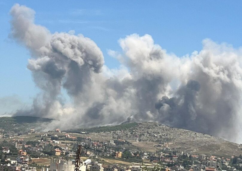 דיווחים בלבנון: כוחותינו פתחו בגל תקיפות אוויריות