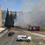 שריפה פרצה בשטח פתוח בצפון: האש מתפשטת במהירות