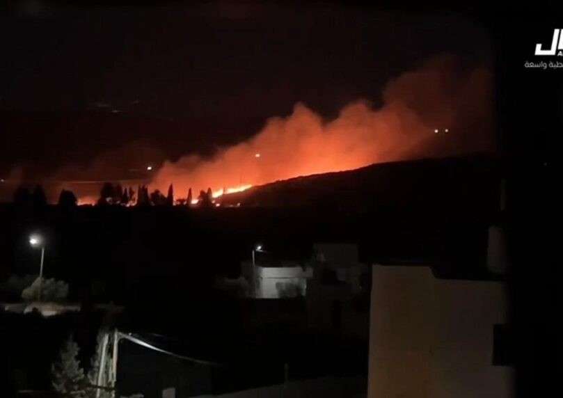 זעם בהתיישבות: "ערבים הציתו שריפות ויידו אבנים בזמן הכיבוי"