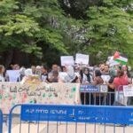 סטודנטים תומכי טרור הפגינו באונ' העברית: "ההשמדה נמשכת"