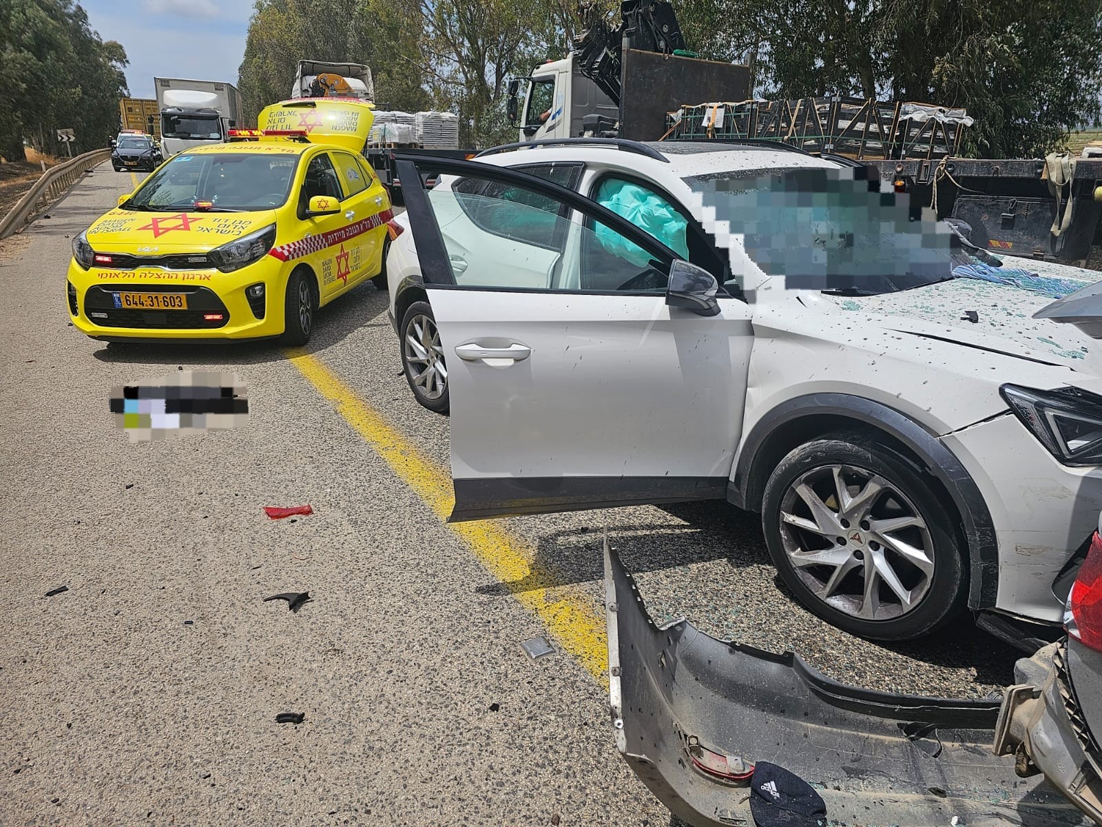 טרגדיה בעמק יזרעאל: בן 50 נהרג בתאונת דרכים קטלנית