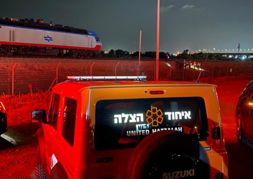 גבר כבן 60 נהרג מפגיעת רכבת בעיר עכו