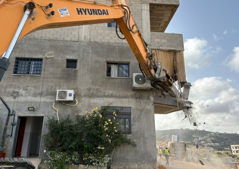 עקב הפיגוע: כוחות הרסו מבנה בלתי חוקי המאיים על ציר בשומרון