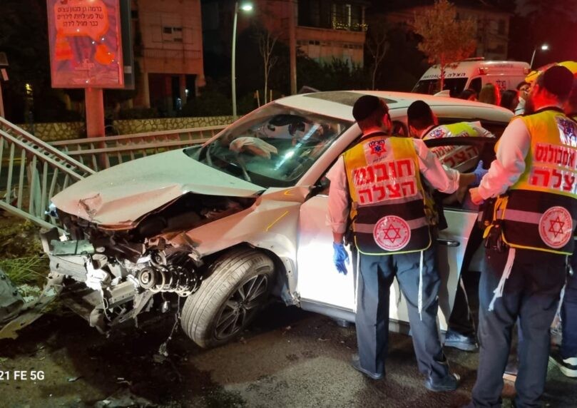 הקטל בכבישים: ארבעה נפצעו בתאונת דרכים ברמת גן