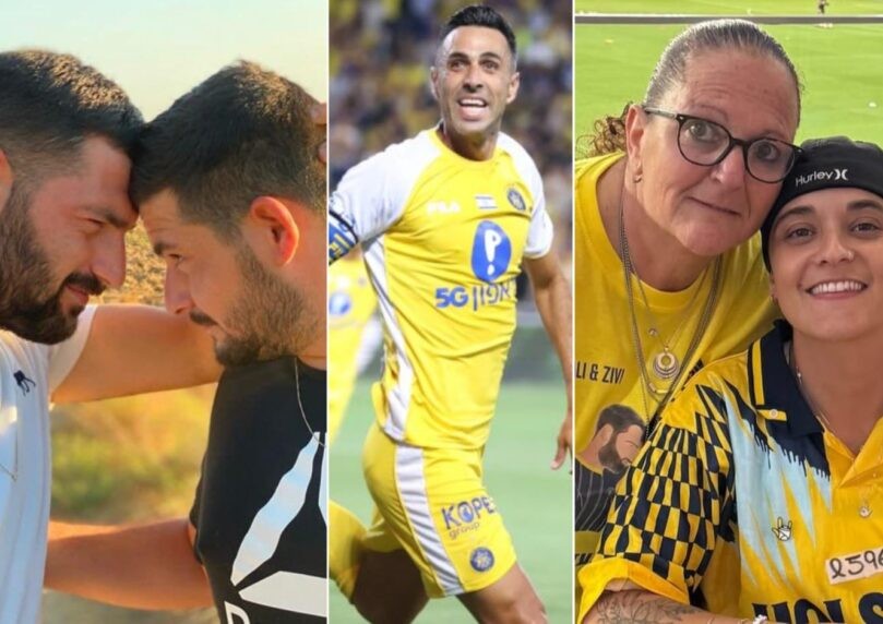 צמרמורת: אמם של החטופים גלי וזיו ברמן העניקה לזהבי את צלחת האליפות