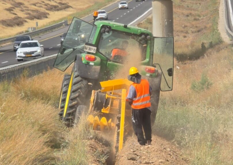 אור בדרום: החל פרויקט חדש לשדרוג תאורה ובטיחות בכביש 6