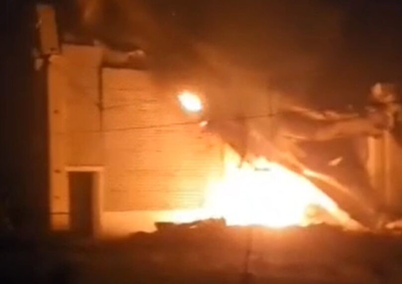 המבצע הצבאי בפקיסטן: תיעוד דרמטי של נפילת אחד הטילים