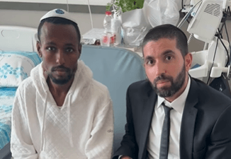 הרב שניר גואטה ביקר את גדי קינדה בבית החולים | צפו