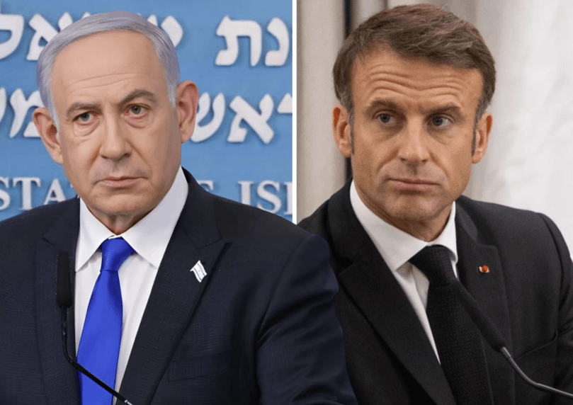 רה"מ במתקפה חסרת תקדים נגד מקרון: "שוב עומד לצד ארגון טרור"
