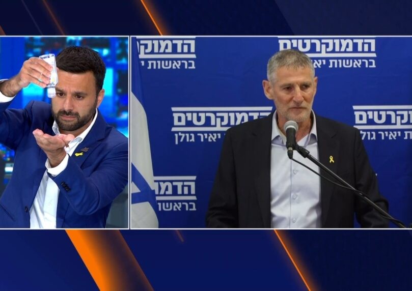 מה גרם ליוסף חדאד לשלוף אלכוהול באמצע האולפן ולחטא את ידיו?