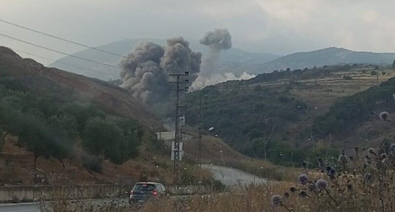 צה"ל תקף אתרים צבאיים של חיזבאללה מצפון לליטאני