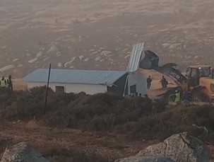 הרס בבנימין: תושב התבצר בביתו - כמאה שוטרים כיתרו את הגבעה