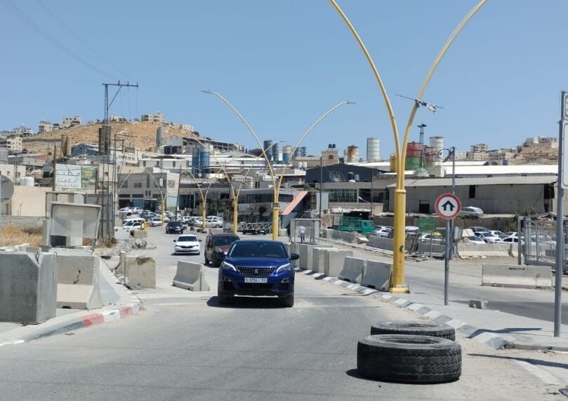 האלוף אבי בלוט פתח את "צומת הדמים" בהר חברון לתנועת האויב
