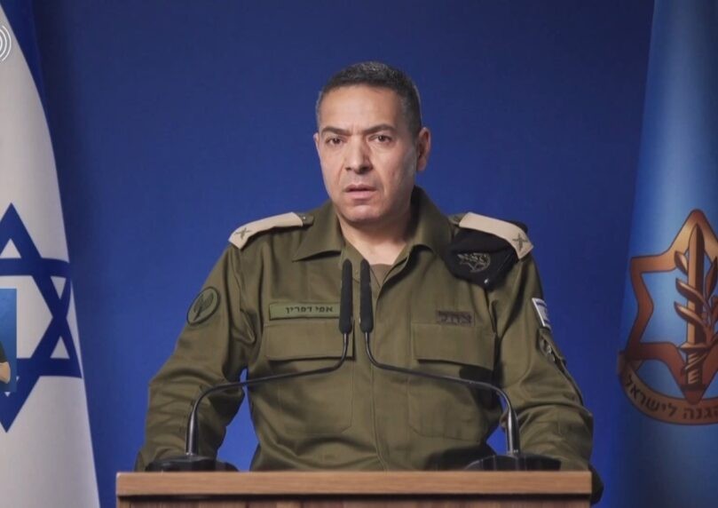 דובר צה"ל: מעריכים שאיראן וחיזבאללה ינסו לירות גם בחג
