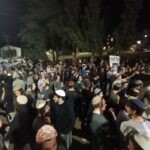 לאחר הירי במהלך השבת: מאות הפגינו מול חטמ"ר בנימין