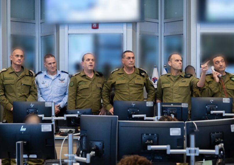 תיעוד: הרמטכ"ל בחמ"ל הפיקוד של צה"ל במהלך התקיפות באיראן