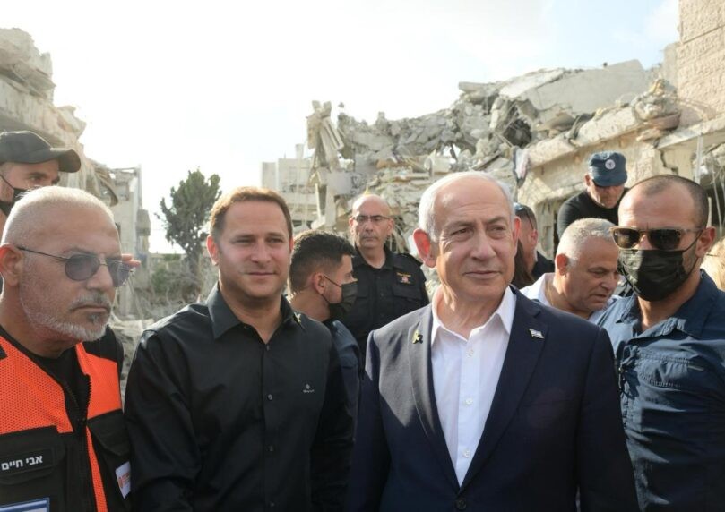ראש הממשלה ביקר בזירת הנפילה בראשון לציון | צפו