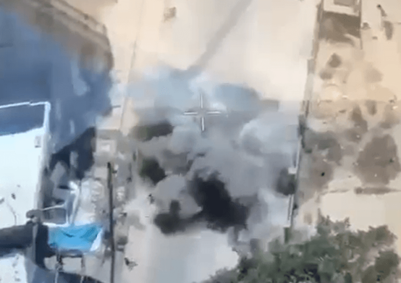 תיעוד בלעדי מרגע חיסולו של המחבל שפיקד על החולייה שירתה נ"ט