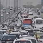 גם במהלך היום: פקקי ענק בכבישי היציאה מטהרן | צפו