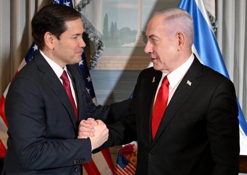 תמונות ראשונות פורסמו מפגישת נתניהו עם וויטקוף ורוביו | צפו