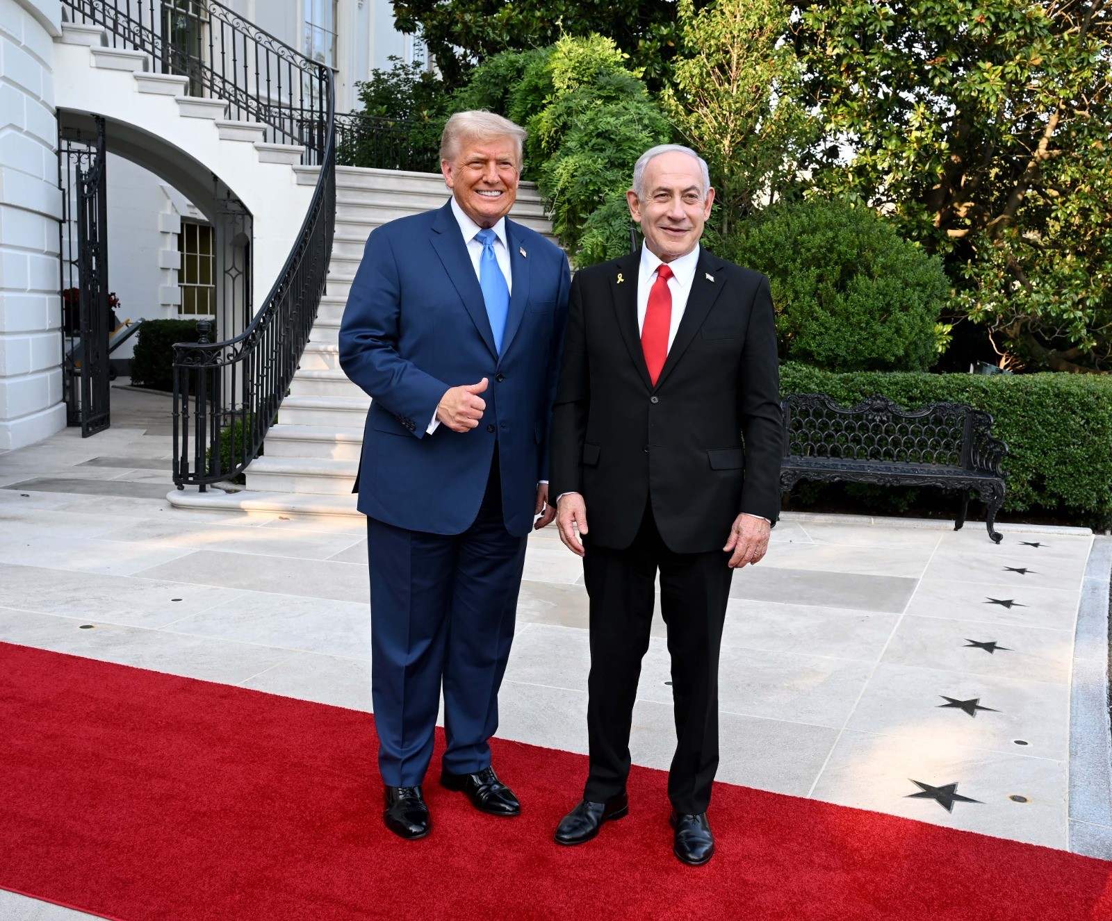 טראמפ: "נראה את שחרורם של שאר החטופים רק כאשר חמאס יושמד"