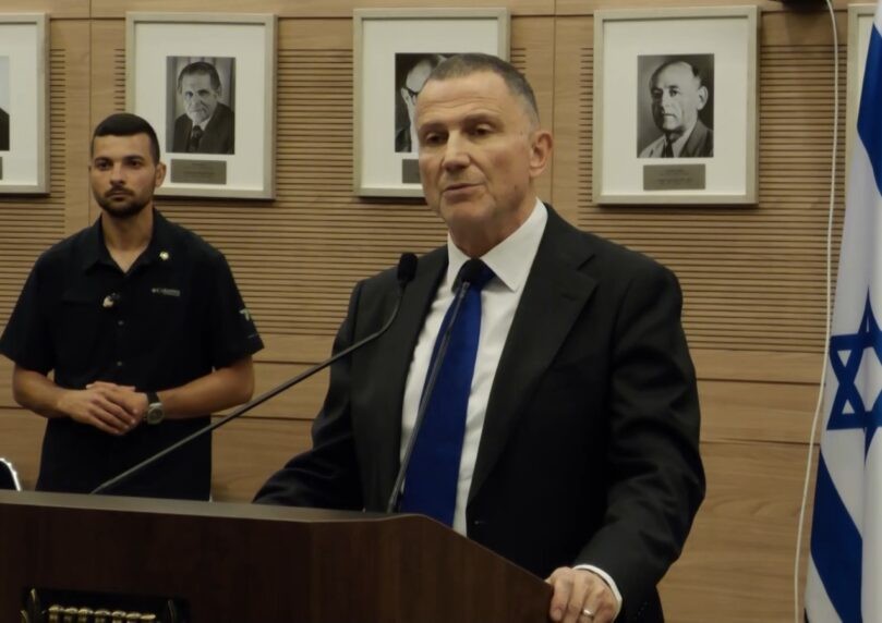 יולי אדלשטיין: "באתי למצוא חוק שיגייס לצה"ל, המתווה - פשרה"