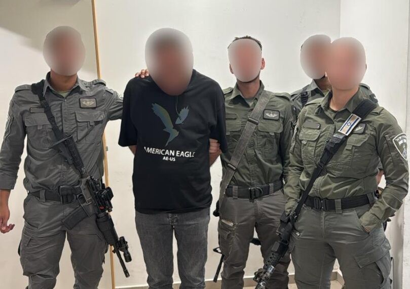 רכב צה"לי גנוב מעזה אותר בחווארה: לוחמי מג"ב עצרו חשוד