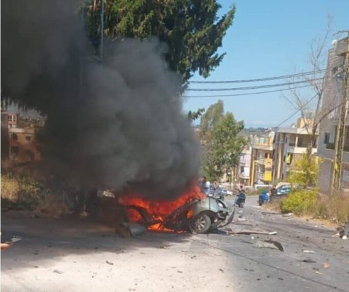 דיווח: רכב הותקף באל-כפור שבדרום לבנון, הרוג במקום | תיעוד
