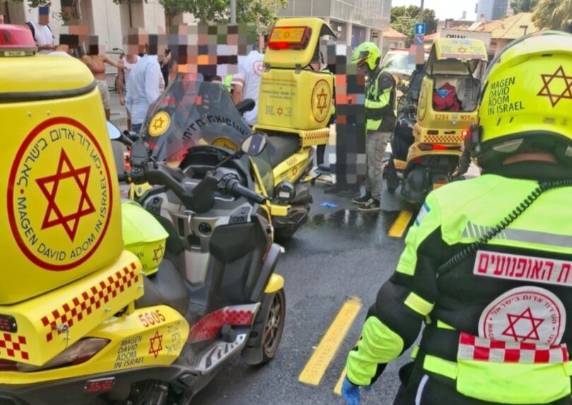 שתי נשים בשנות ה-70 לחייהן נפצעו קשה מפגיעת אוטובוס בת"א