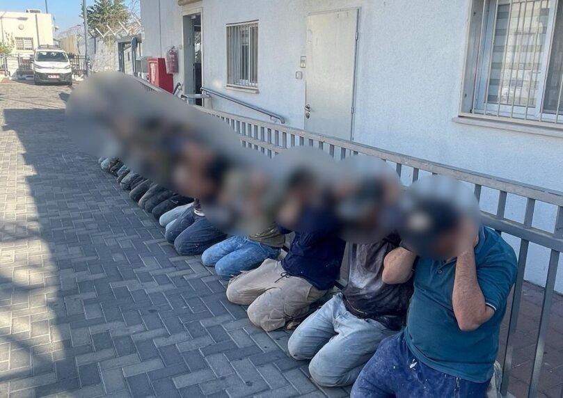 עם סכין וסמים: 16 שב"חים ערבים נעצרו בירושלים