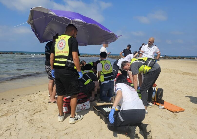 טרגדיה בחוף הכרמל: נקבע מותה של אישה בת 70 שטבעה למוות