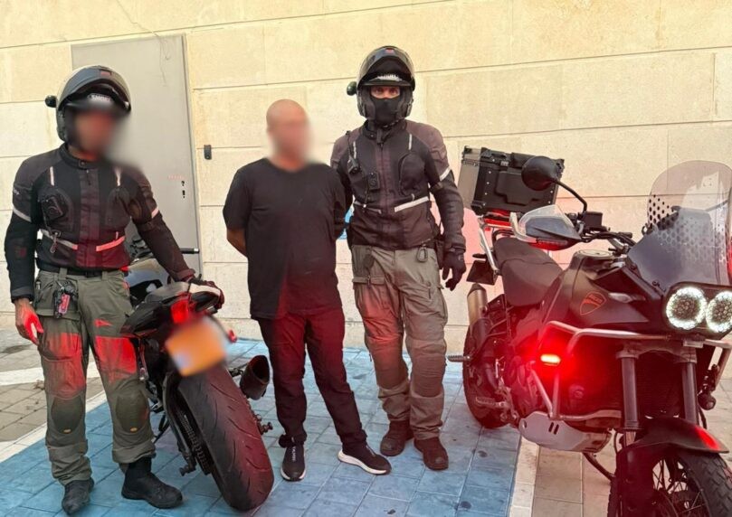 בסיום מרדף: נעצר תושב אום אל פאחם שנהג על אופנוע ללא רישיון
