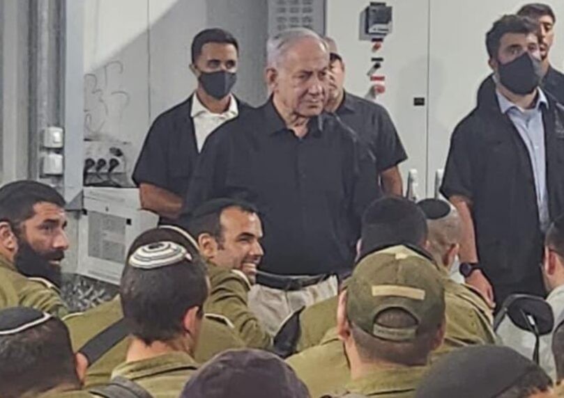 ברקע פרישת המפלגות החרדיות: נתניהו ביקר בחטיבת החשמונאים