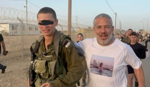 "הרגע הזה בחיים": ינון מגל הצטרף לריצת סוף מסלול יחד עם בנו