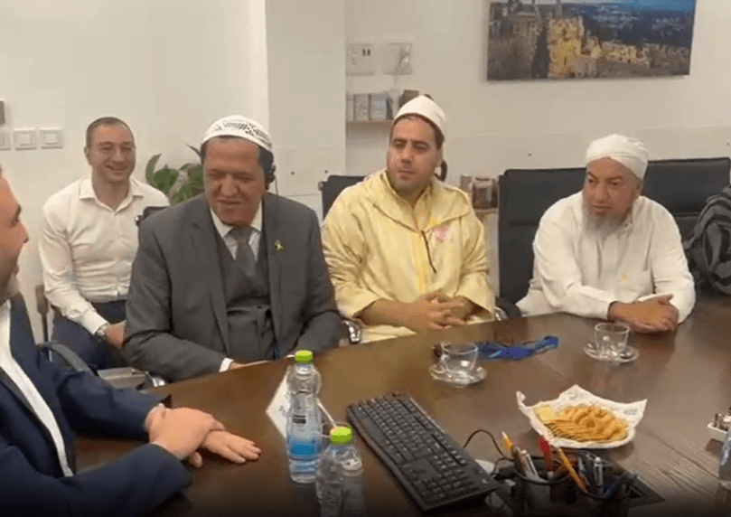 משלחת של מנהיגים מוסלמים מאירופה הגיעה לביקור הזדהות בעוטף