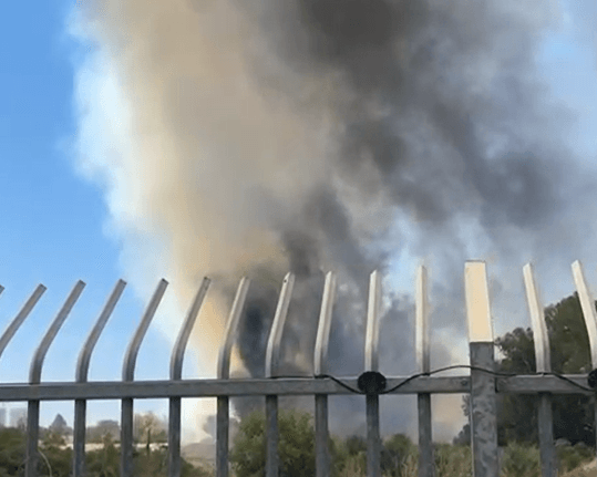 שריפת חורש פרצה בסמוך לאסף הרופא, 26 צוותי כיבוי בזירה