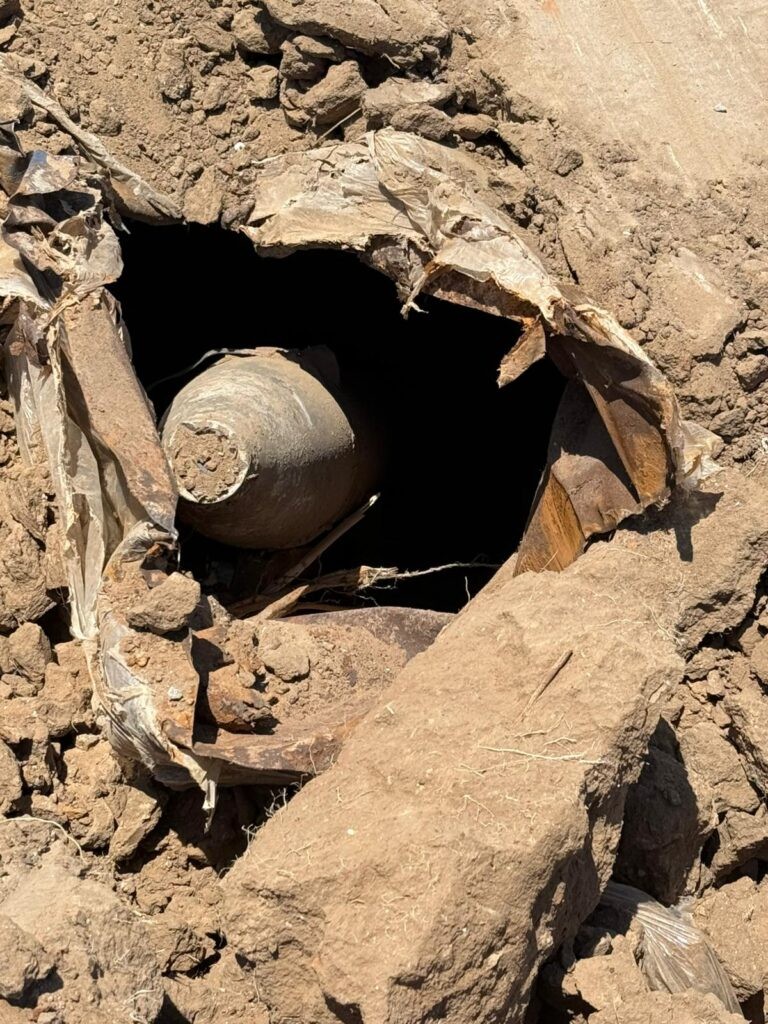 כוחותינו חשפו משגר וקני שיגור בבית קברות | צפו