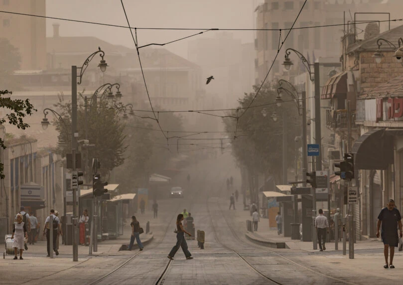אובך, גשם וטמפרטורות גבוהות לעונה | תחזית מזג האוויר