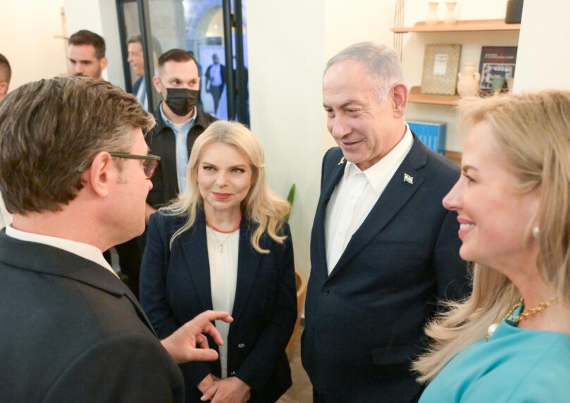 ביישוב שילה שבשומרון: נתניהו נפגש עם יו"ר בית הנבחרים