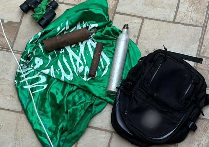 עם אמל"ח ודגל חמאס: כוחותינו עצרו מחבל ביהודה ושומרון