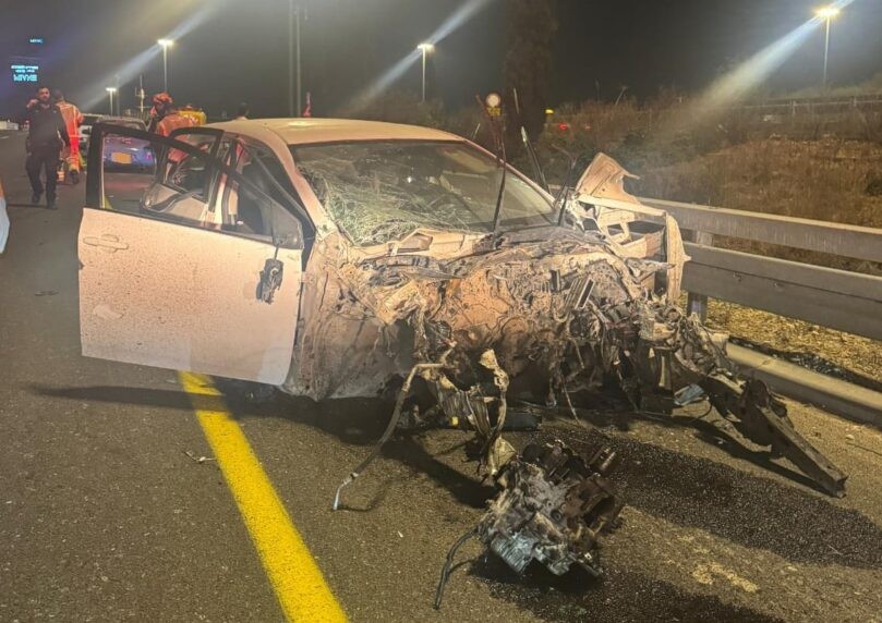 תאונה קשה סמוך למחלף ח"ן: צעיר בן 19 פונה במצב אנוש