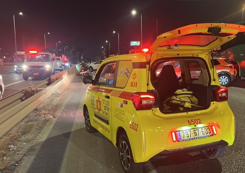 קרית מלאכי: בן 60 נפגע מרכב סמוך לצומת טוביה - מצבו קשה