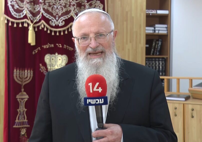 הרב שמואל אליהו: "לכרות את הגידול הסרטני - להכריע את חמאס"