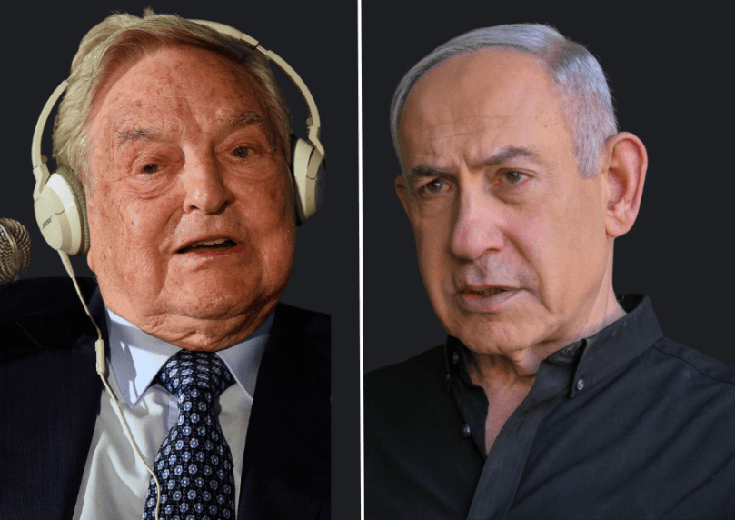 נתניהו מאשים: הקרנות של סורוס מעורבות בקידום תעמולת החמאס