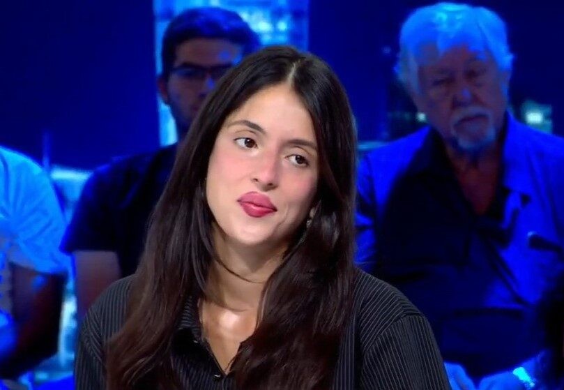 גל דבוש שהותקפה ע"י העיתונאי אביעד גליקמן בריאיון
